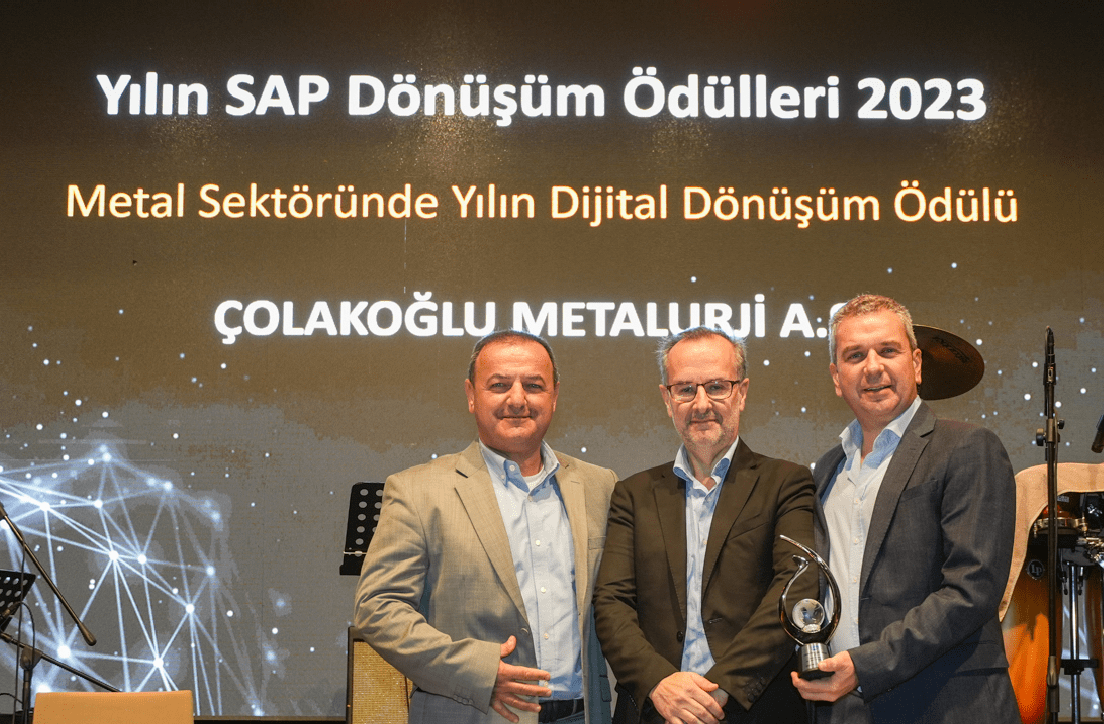 SAP S4/HANA Dijital Dönüşüm Projemizi Ödülle Taçlandırıldı