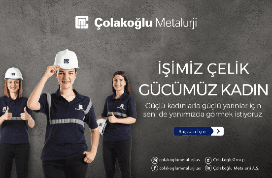 Çolakoğlu Metalurji’den “İşimiz Çelik Gücümüz Kadın” Projesi